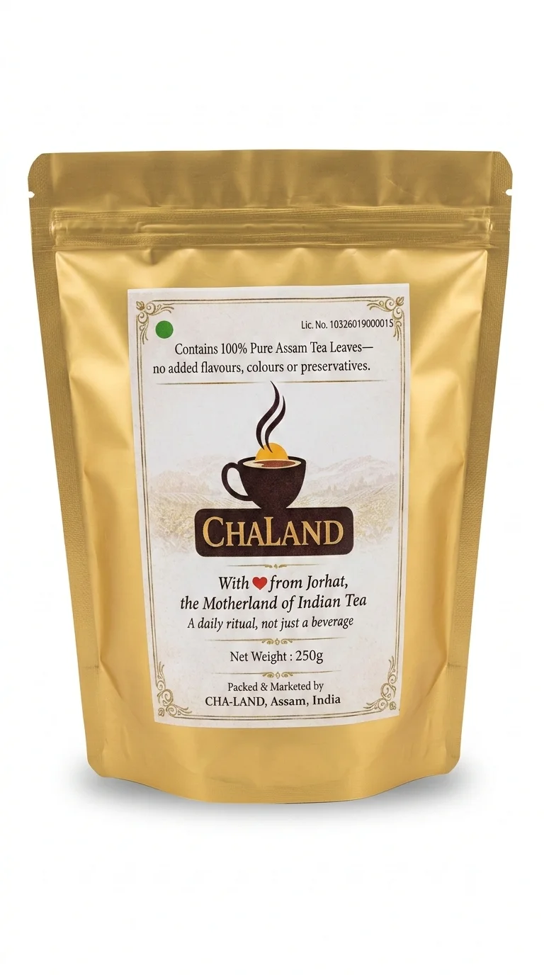 CHA-LAND Gold pouch front cleaned up b548zfsuxy