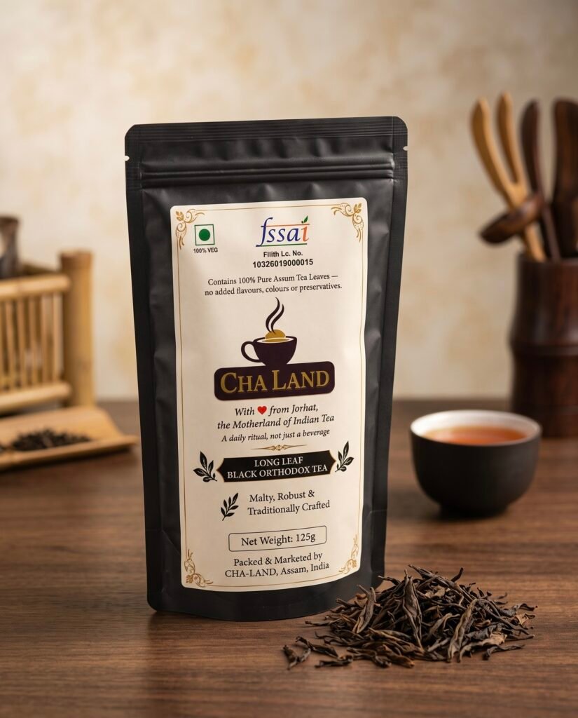 long leaf black orthodox tea